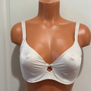 SOMA Minimizer Double Layered Unlined Bra 34C Ivory EUC $48